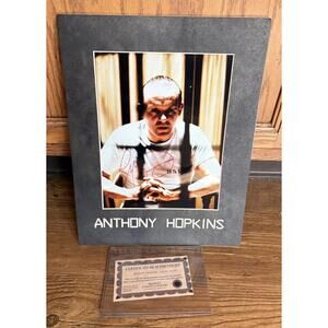 Anthony Hopkins Signed 8x10 Silence Of The Lambs Photo COA Certified